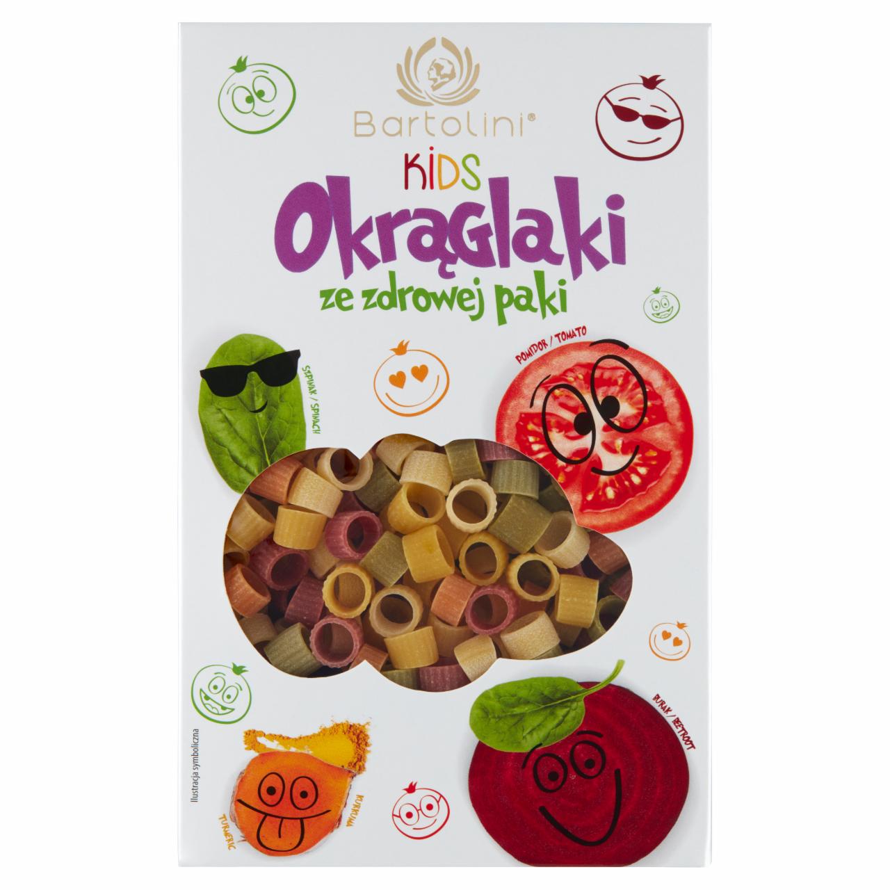 Zdjęcia - Bartolini Kids Makaron pszenny 5-smakowy koraliki 250 g