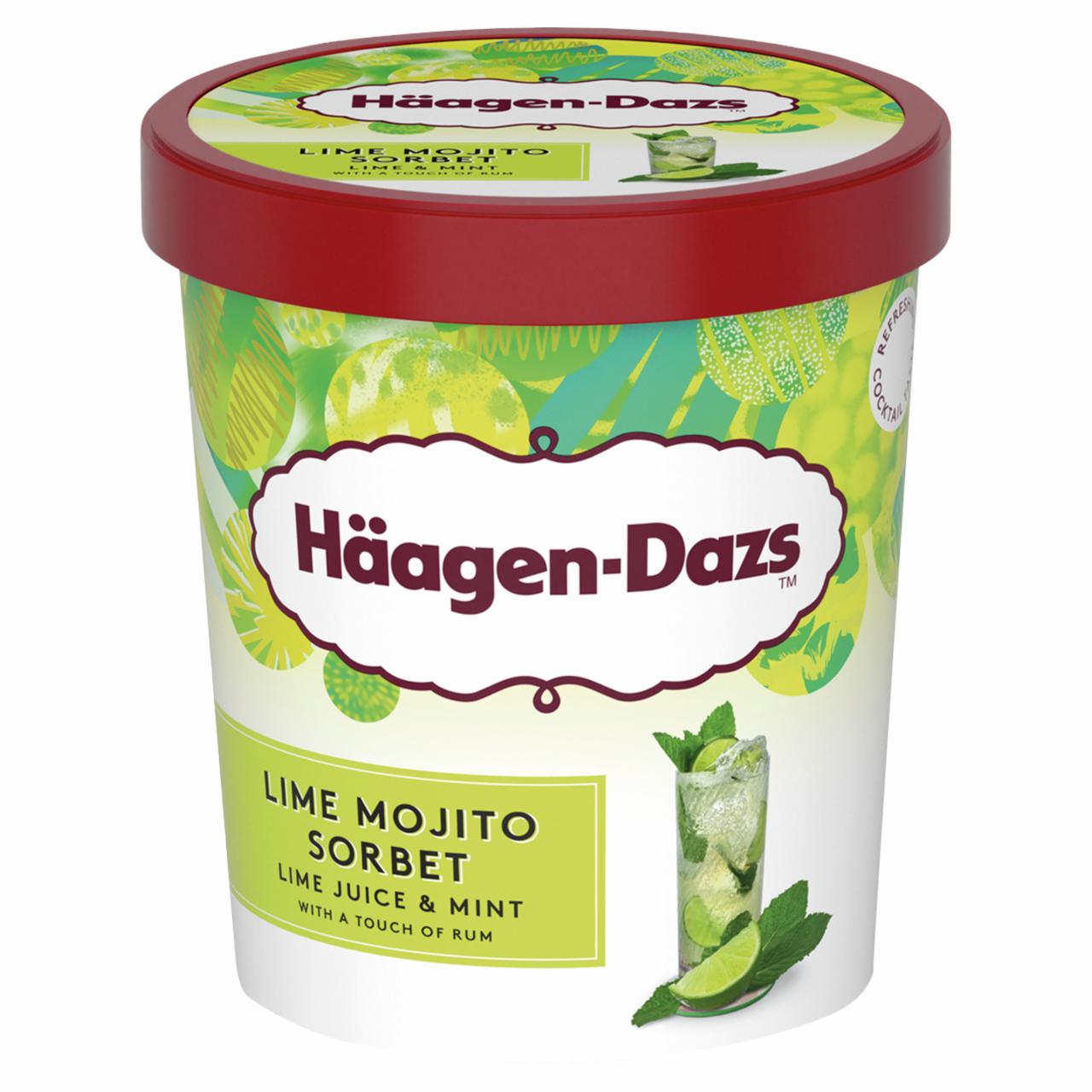 Zdjęcia - Häagen-Dazs Lime Mojito Sorbet 460 ml