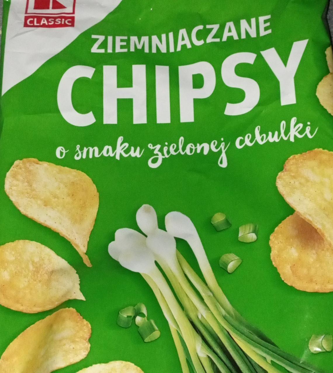 Zdjęcia - Chipsy ziemniaczane zielona cebulka Kaufland