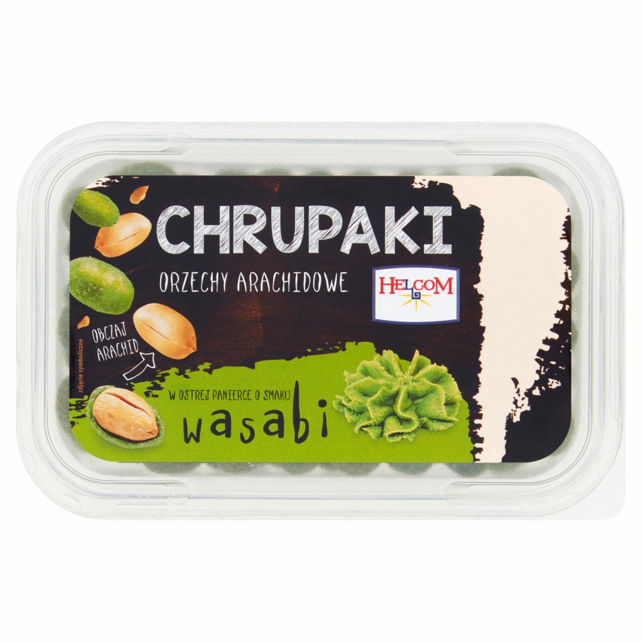 Zdjęcia - Helcom Chrupaki Orzechy arachidowe w ostrej panierce o smaku wasabi 130 g