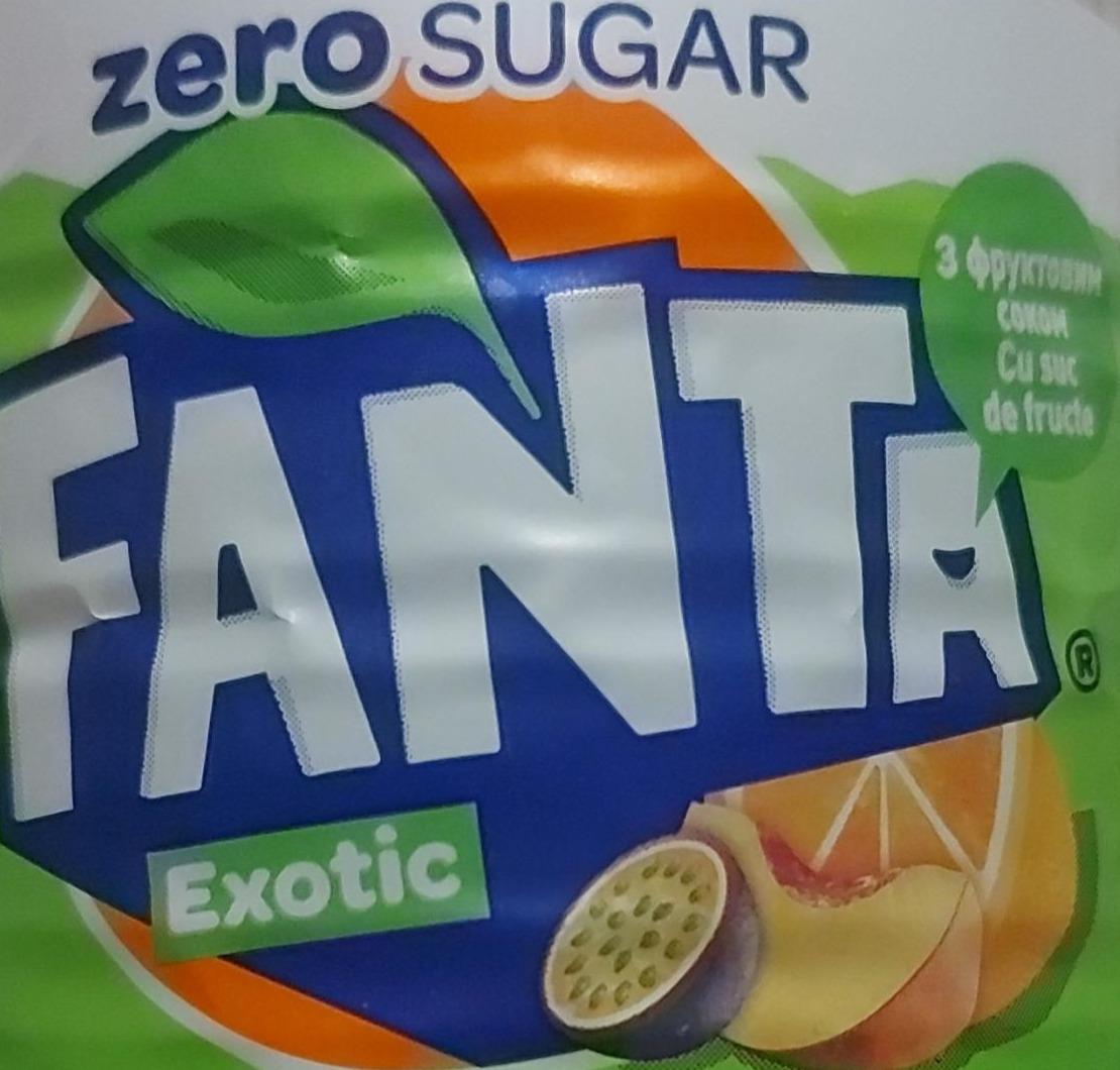 Zdjęcia - Fanta zero Napój gazowany o smaku owoców egzotycznych 850 ml