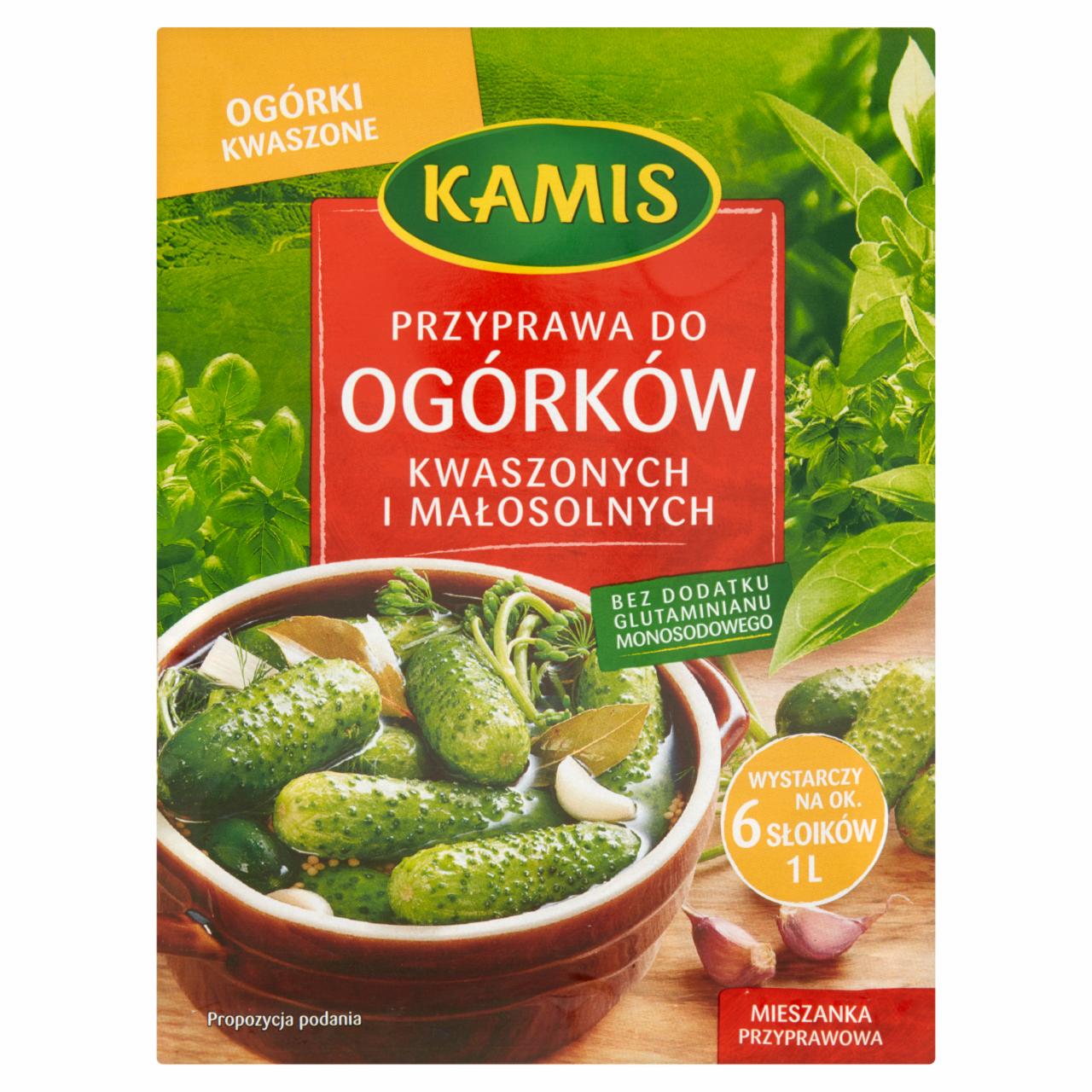 Zdjęcia - Kamis Przyprawa do ogórków kwaszonych i małosolnych Mieszanka przyprawowa 35 g