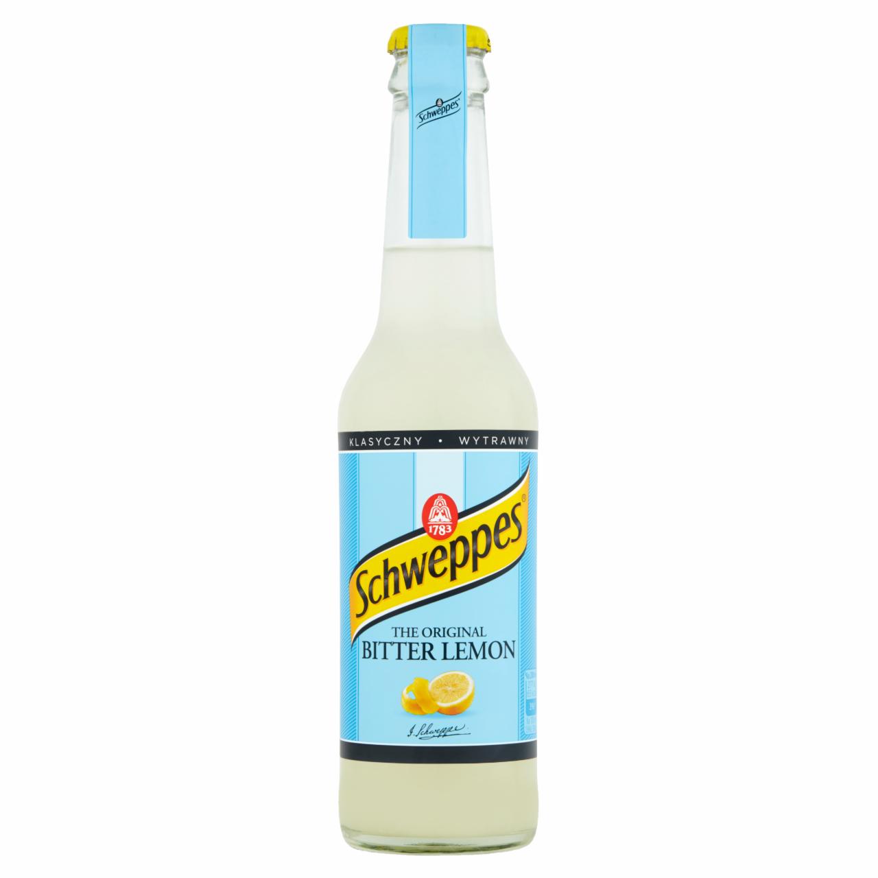 Zdjęcia - Schweppes Bitter Lemon Napój gazowany 0,275 l