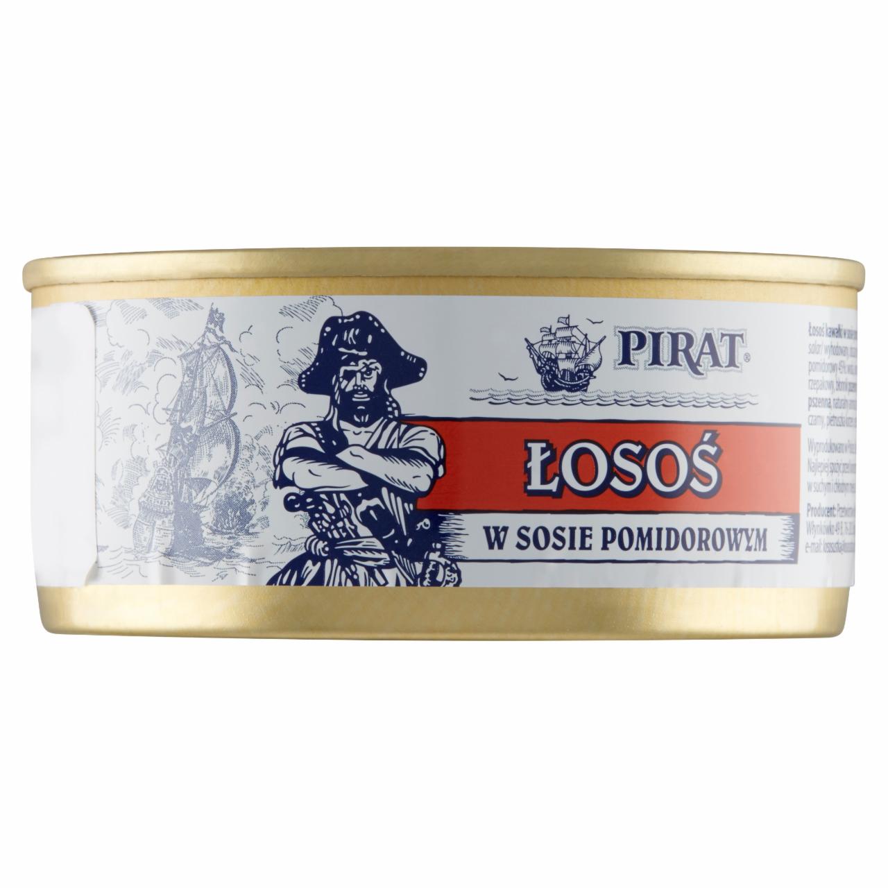 Zdjęcia - Pirat Łosoś w sosie pomidorowym 150 g