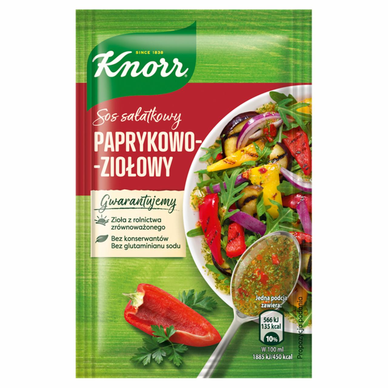 Zdjęcia - Knorr Sos sałatkowy paprykowo ziołowy 9 g