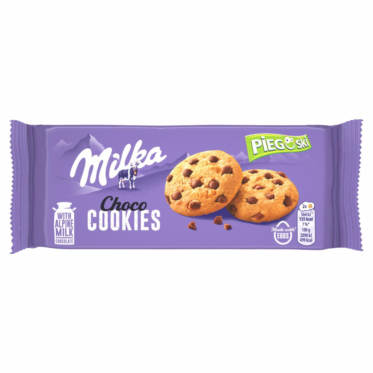 Zdjęcia - Pieguski choco cookies Milka