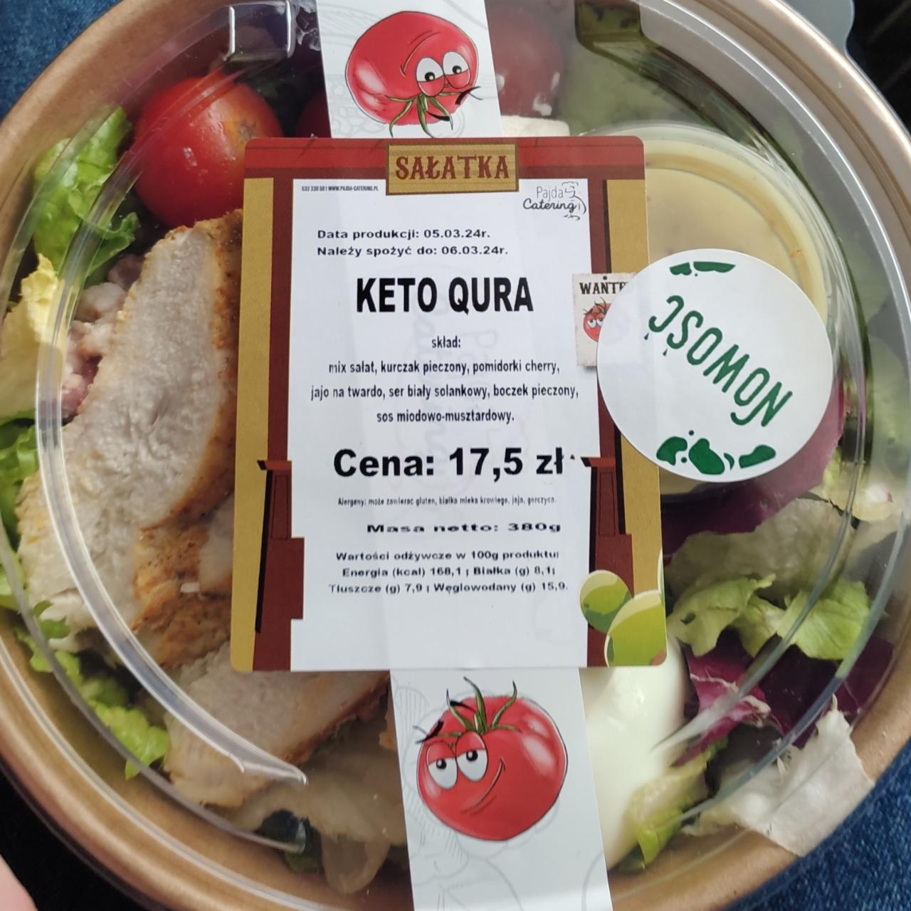 Zdjęcia - Sałatka Keto Qura Pajda Catering