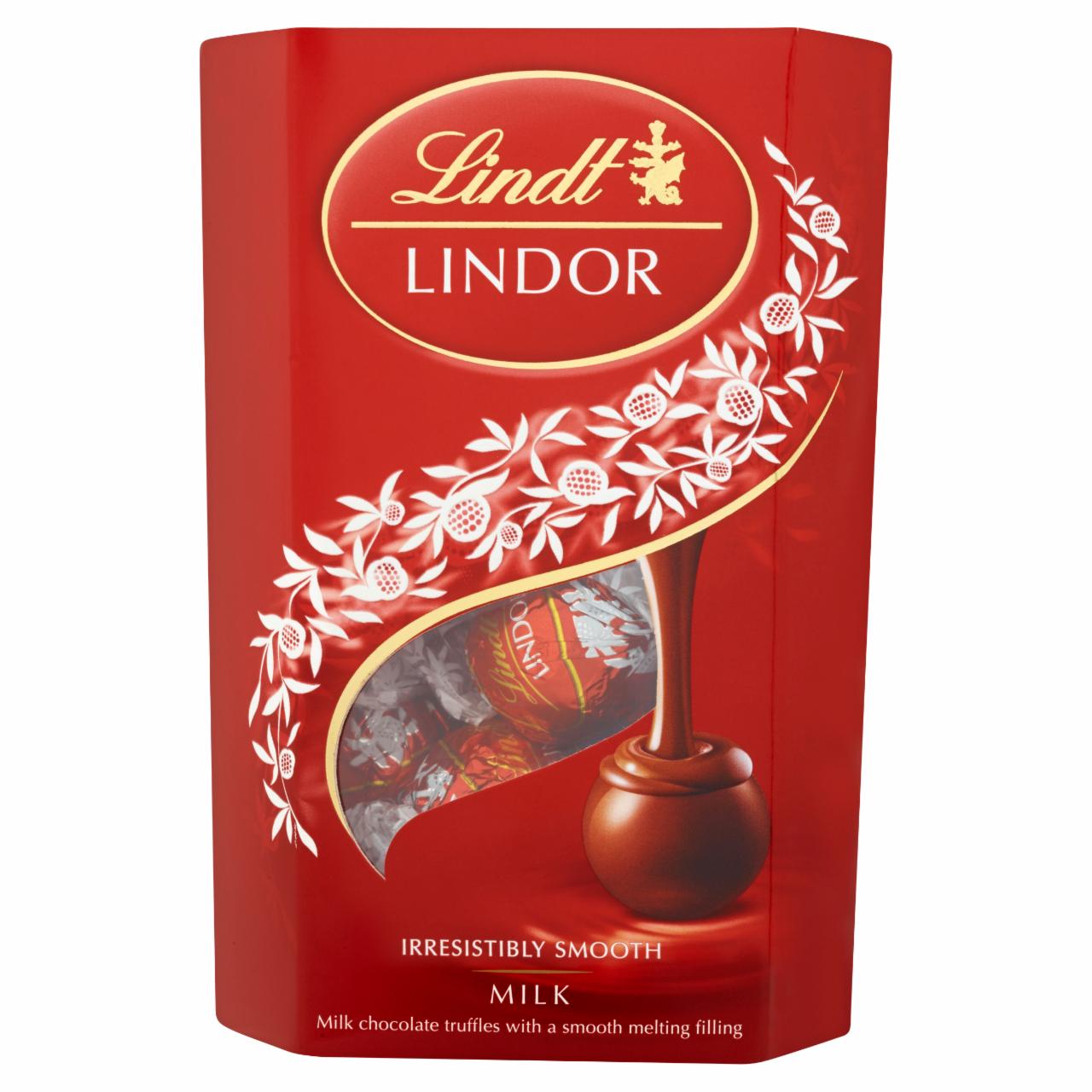 Zdjęcia - Lindt Lindor Pralinki z czekolady mlecznej z nadzieniem karmelowym 100 g