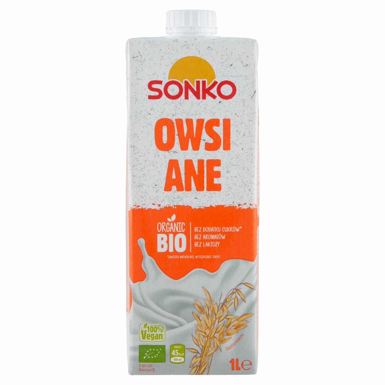 Zdjęcia - Sonko Bio Napój owsiany 1 l