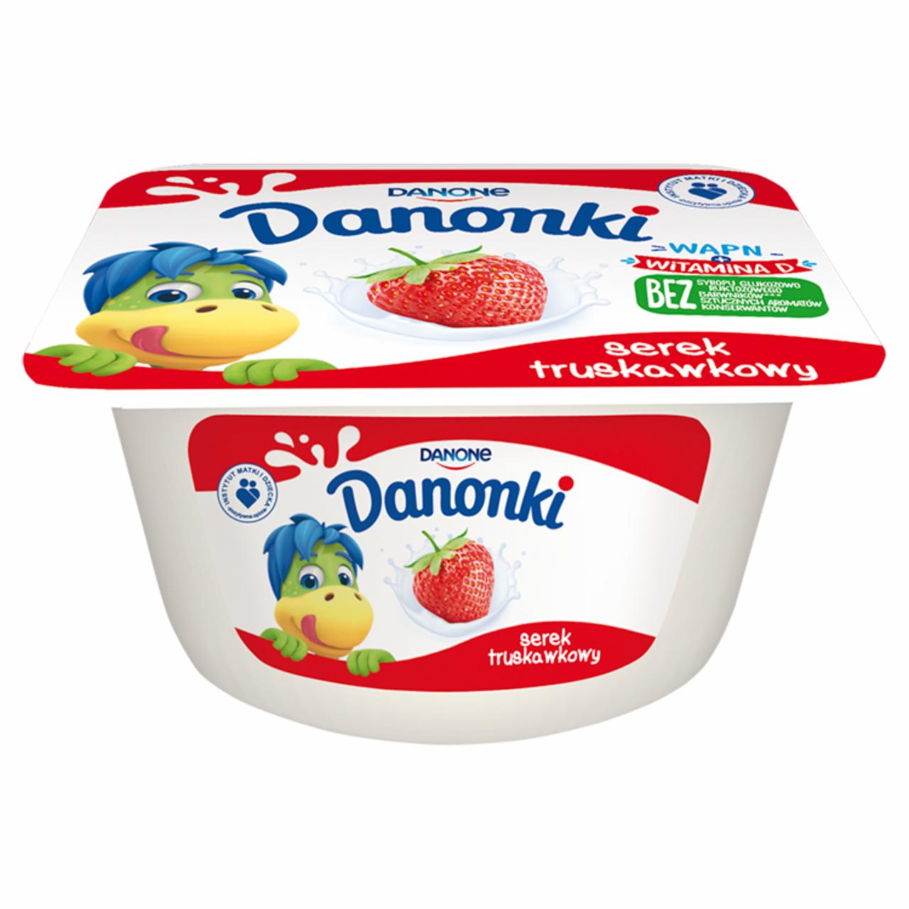 Zdjęcia - Danone Danonki Serek truskawkowy 115 g