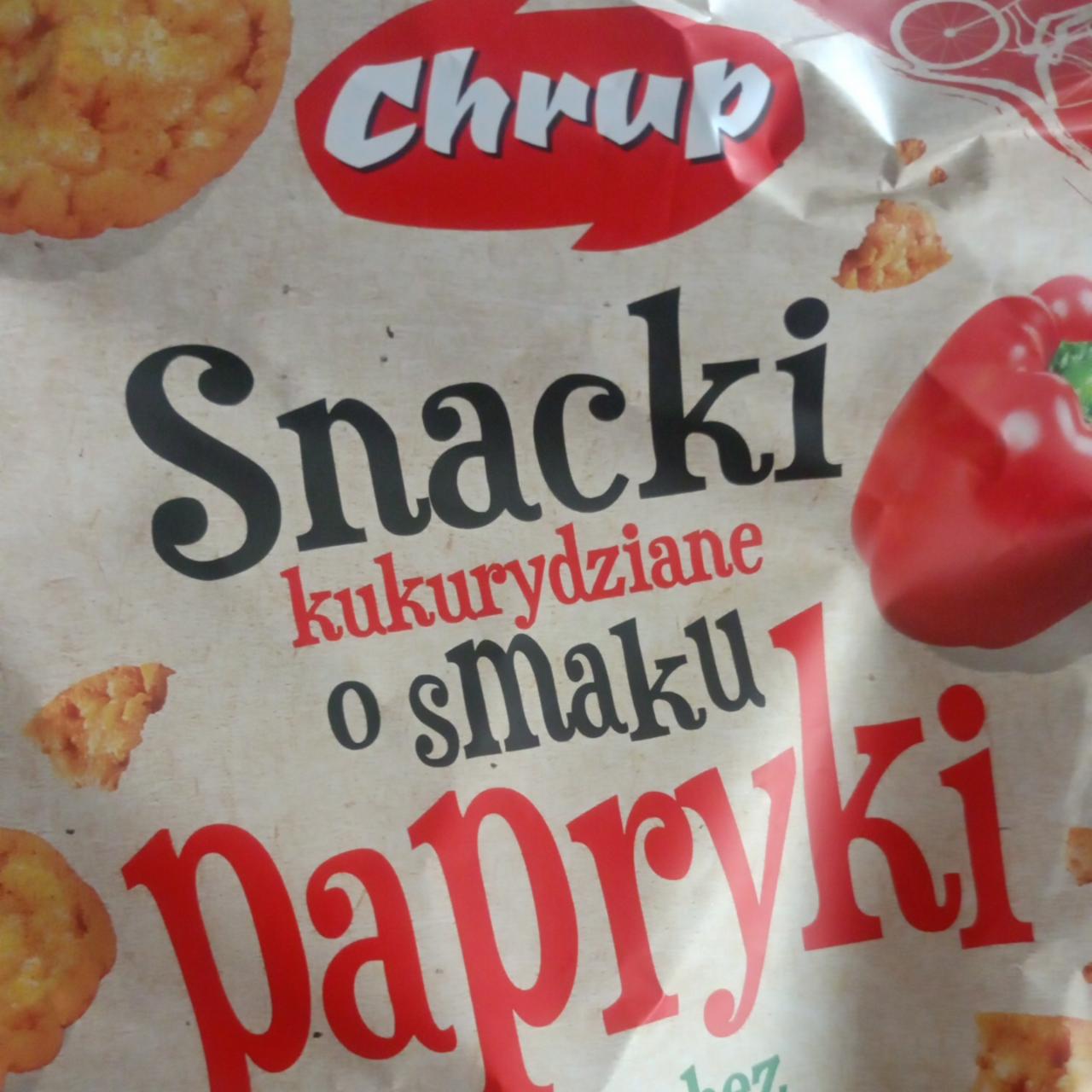 Zdjęcia - Snacki kukurydziane o smaku papryki Chrup