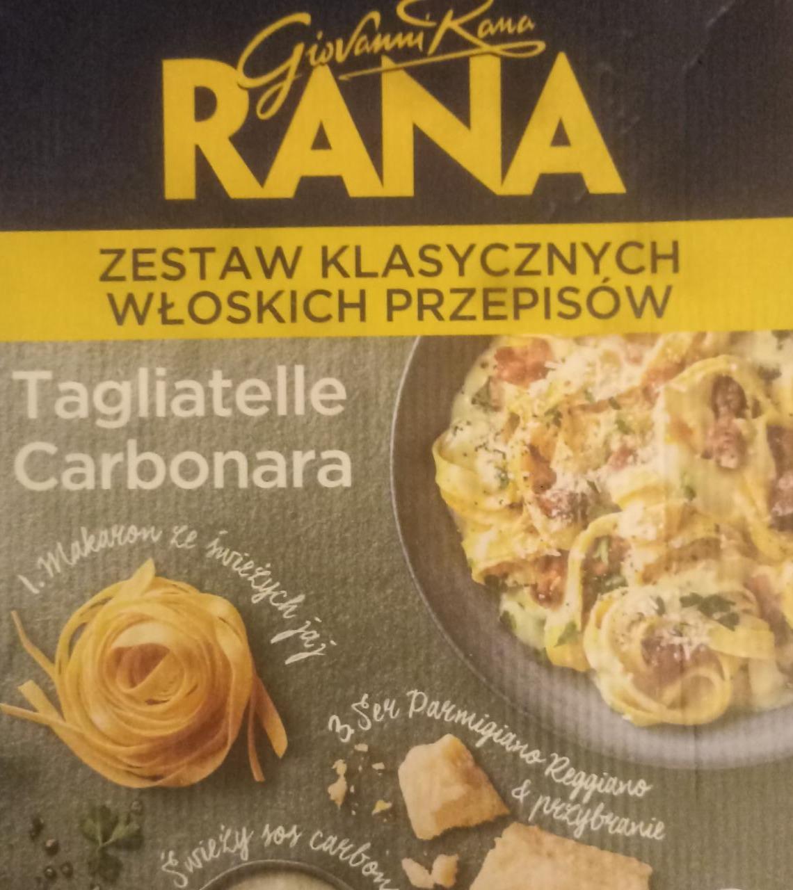 Zdjęcia - Rana tagliatelle carbonara