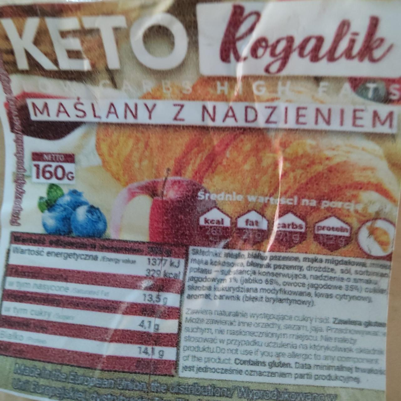 Zdjęcia - Keto Rogalik maślany z nadzieniem CambioLabs