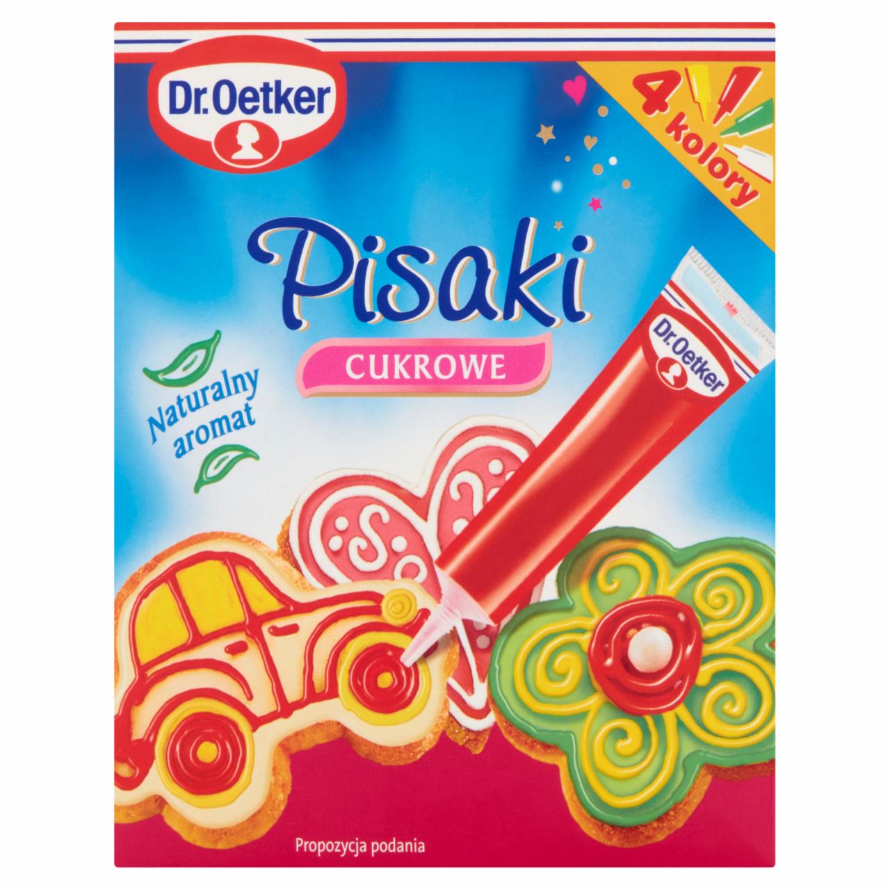 Zdjęcia - Dr. Oetker Pisaki cukrowe 76 g (4 tubki)