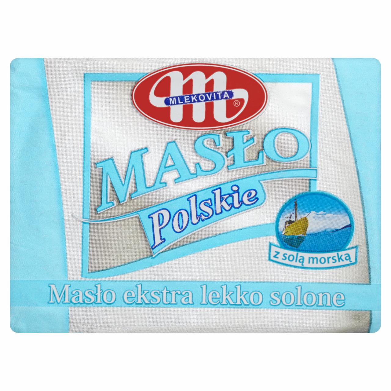 Zdjęcia - Mlekovita Masło Polskie ekstra lekko solone 200 g