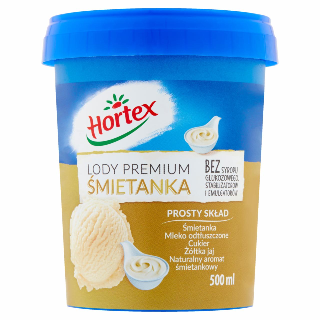 Zdjęcia - Hortex Lody premium śmietanka 500 ml