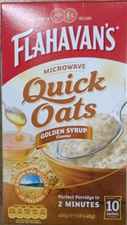 Zdjęcia - Quick Oats golden syrup Flahavan's