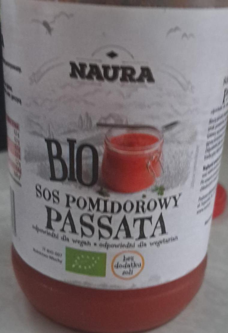 Zdjęcia - Bio sos pomidorowy passata Naura