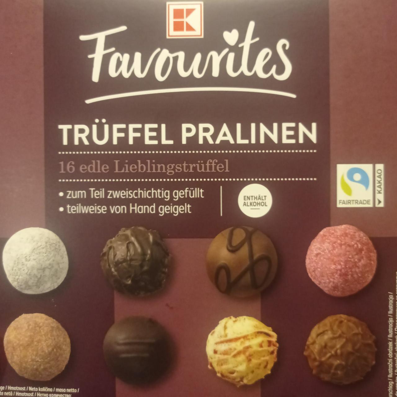 Zdjęcia - Trüffel Pralinen mit edlen Spirituosen K-Favourites