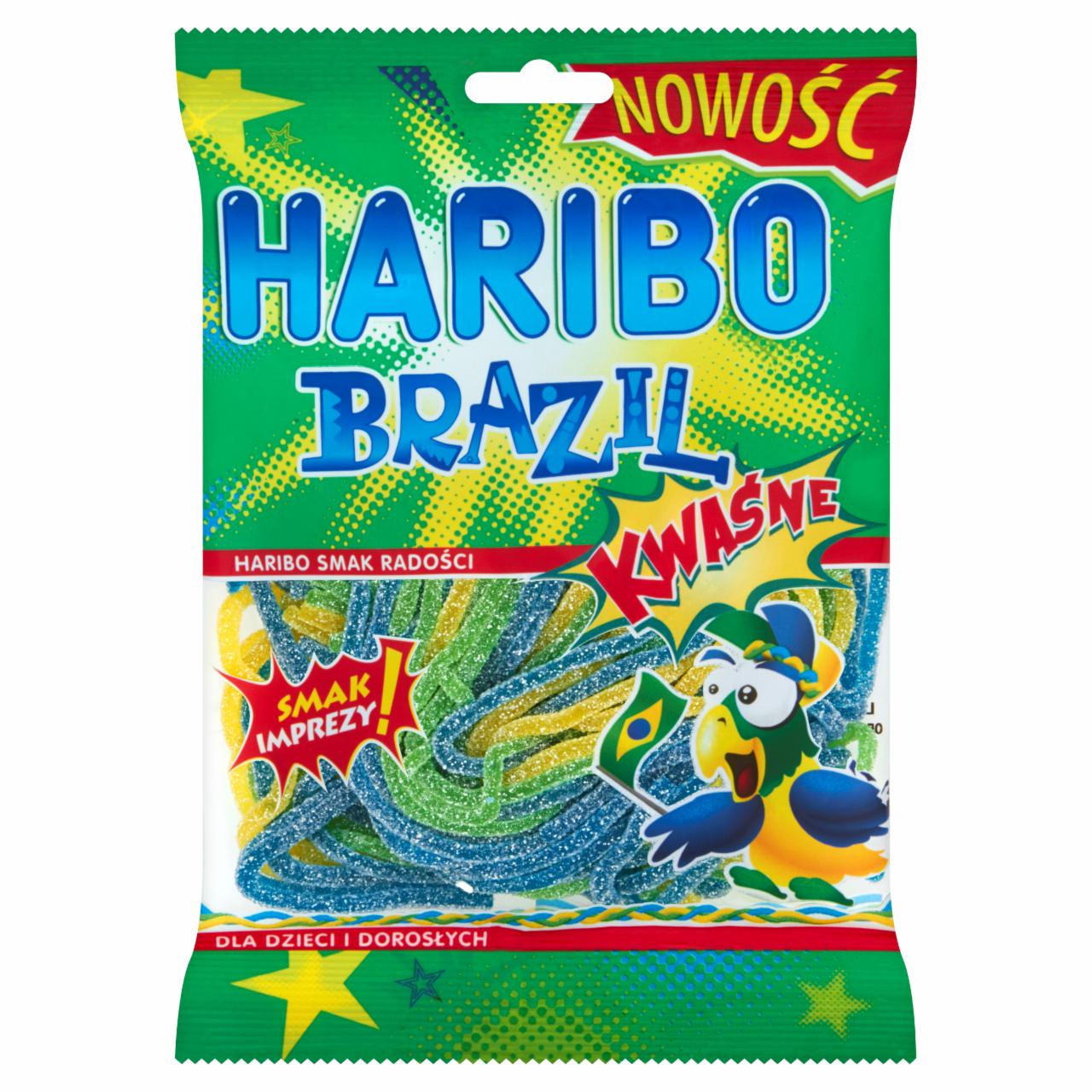 Zdjęcia - Haribo Brazil Kwaśne żelki 175 g