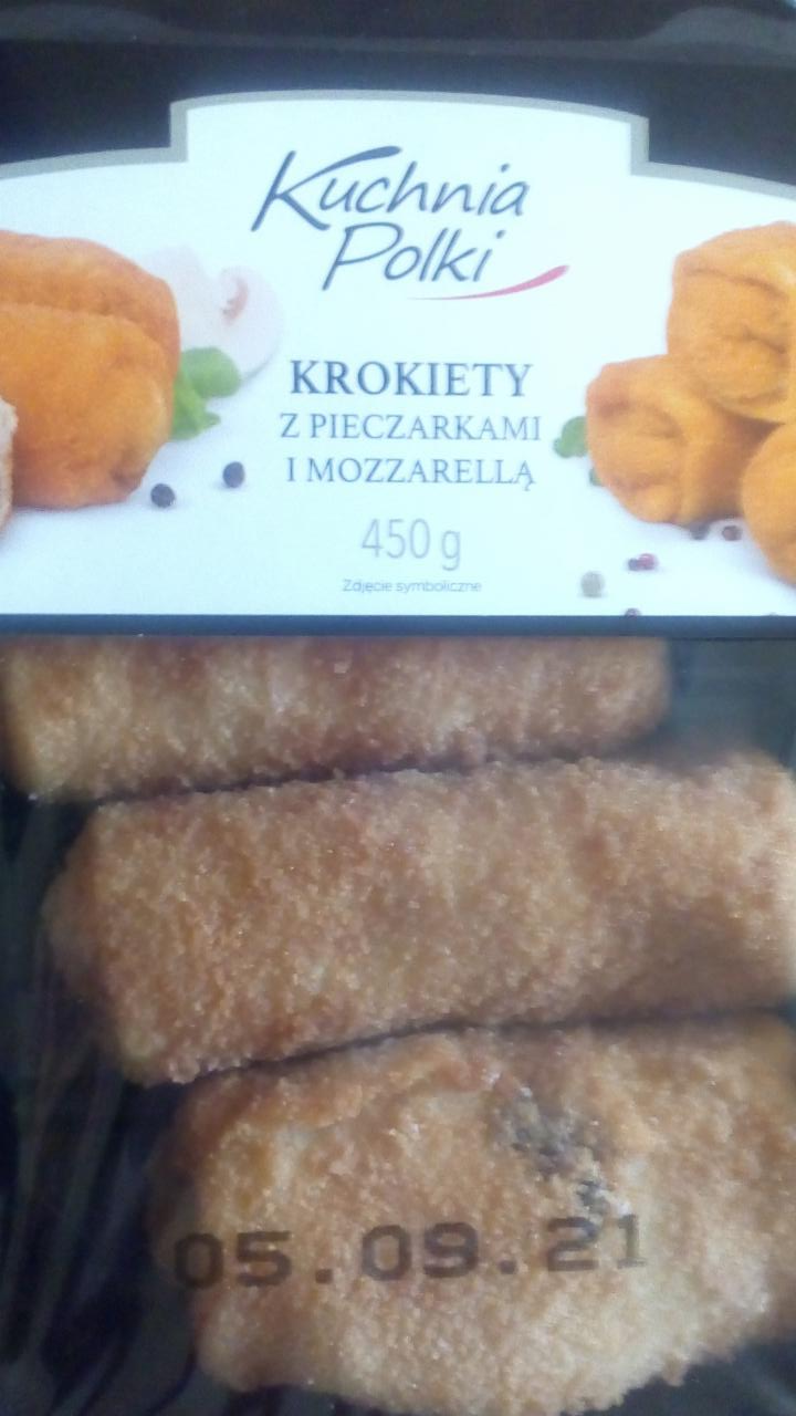 Zdjęcia - krokiety z pieczarkami i mozzarellą Kuchnia Polki