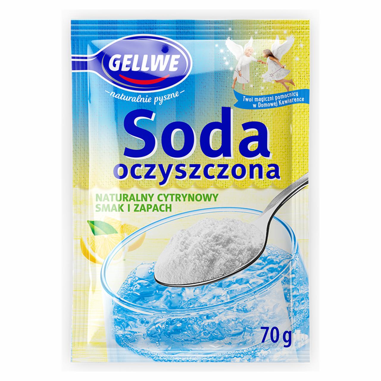 Zdjęcia - Gellwe Soda oczyszczona cytrynowy smak i zapach 70 g