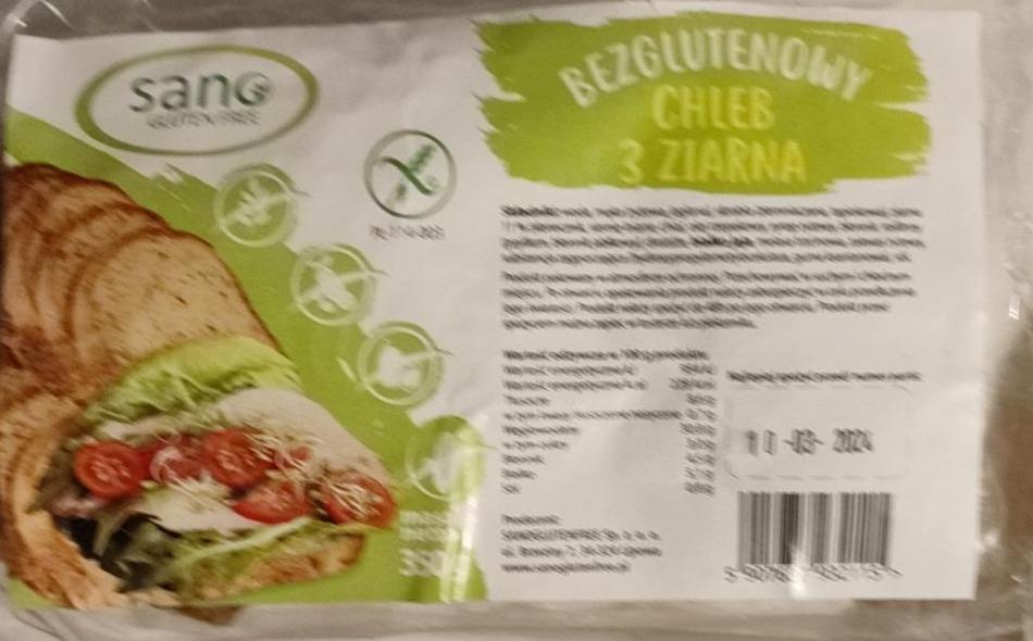 Zdjęcia - Chleb bezglutenowy 3 ziarna Sano