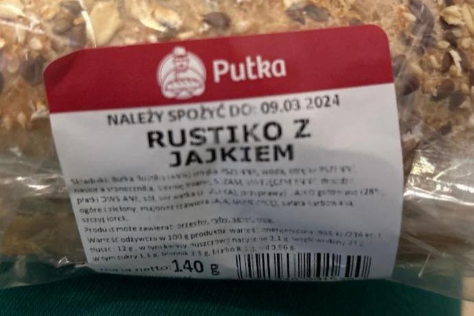 Zdjęcia - Rustiko z Jajkiem Putka