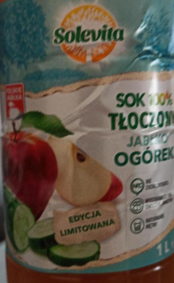 Zdjęcia - sok tłoczony jabłko ogórek solevita