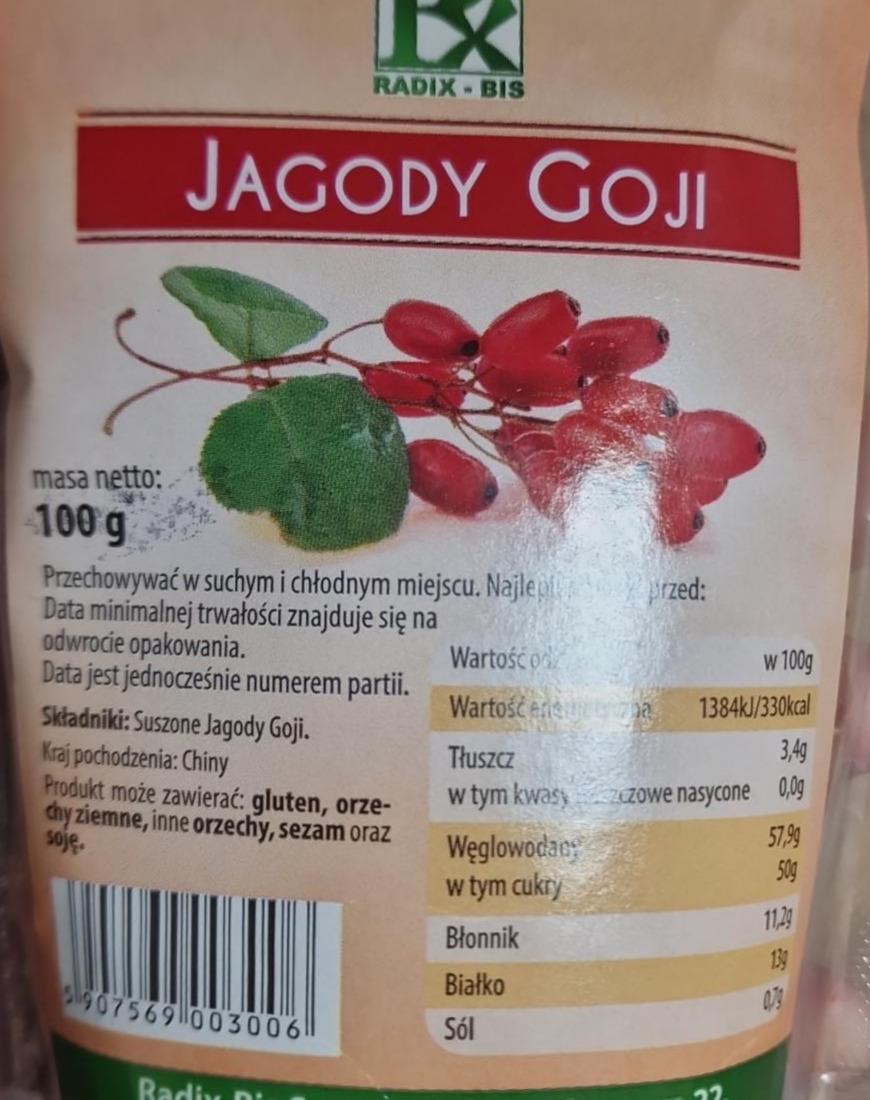 Zdjęcia - jagody goji Radix-Bis