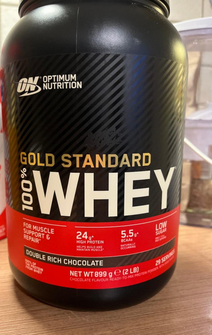 Zdjęcia - Gold standard 100% Whey Double rich chocolate Optimum Nutrition