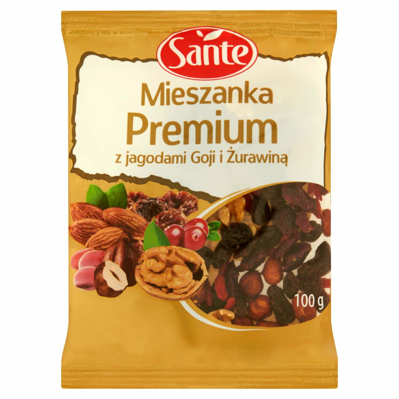 Zdjęcia - Sante Mieszanka premium z jagodami goji i żurawiną 100 g