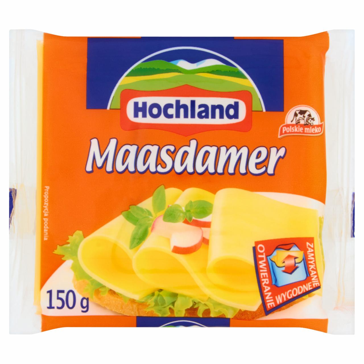 Zdjęcia - Hochland Maasdamer Ser topiony w plastrach 150 g