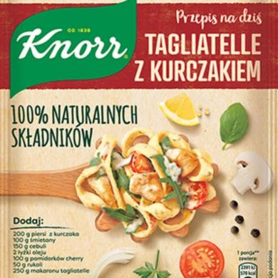 Zdjęcia - Fix tagiatelle z kurczakiem Knorr