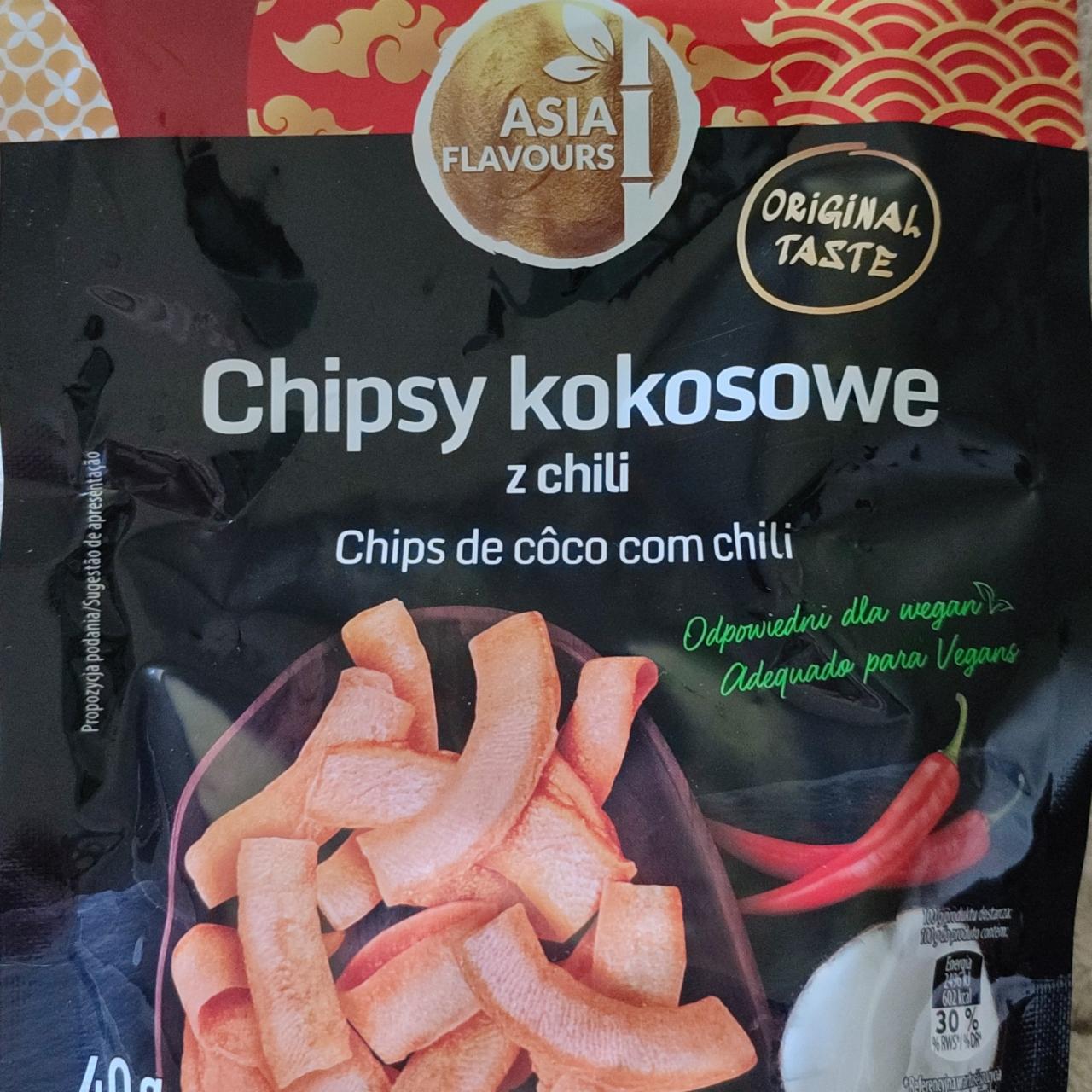 Zdjęcia - Chipsy kokosowe z chili Asia Flavours