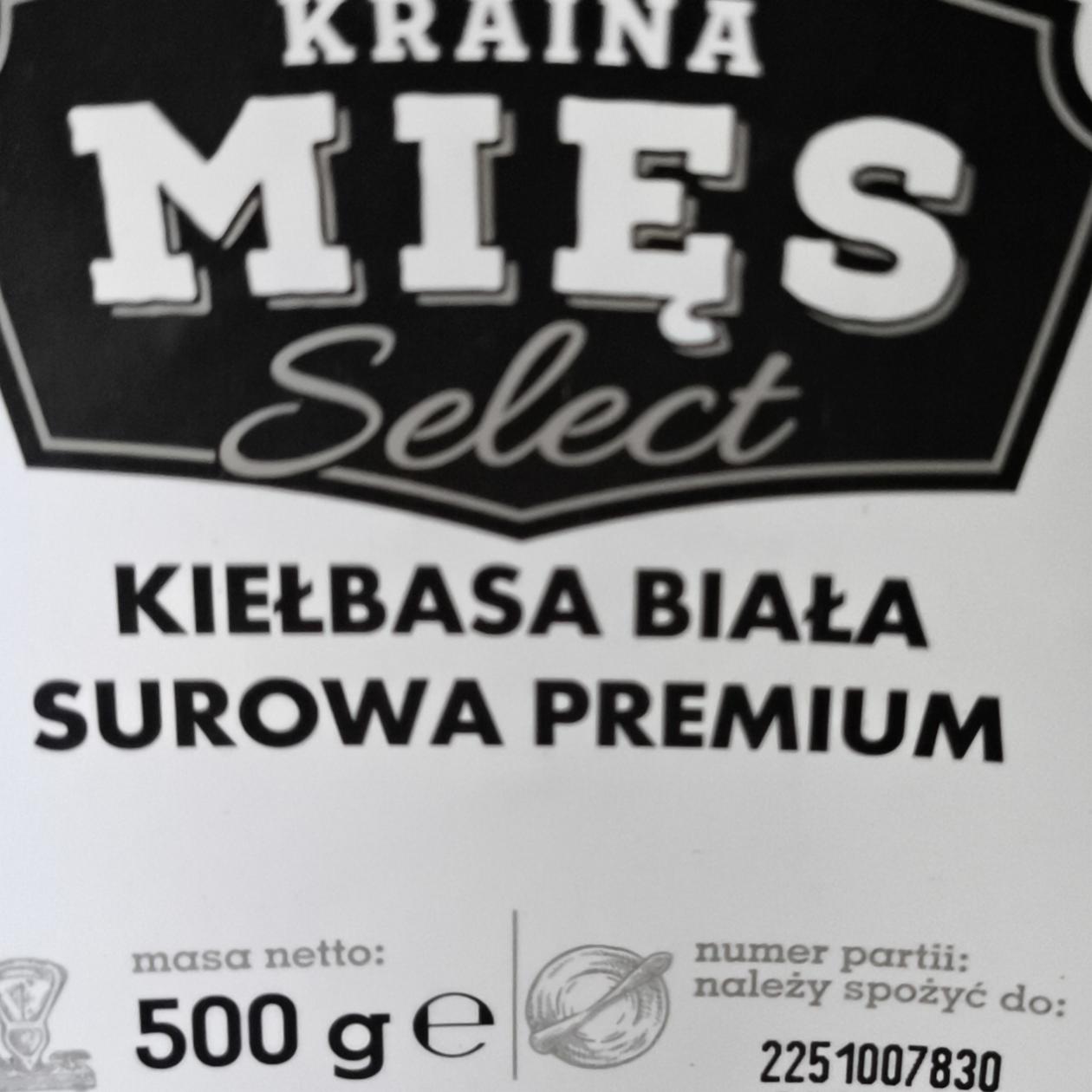 Zdjęcia - Kiełbasa surowa biała premium Kraina Mięs