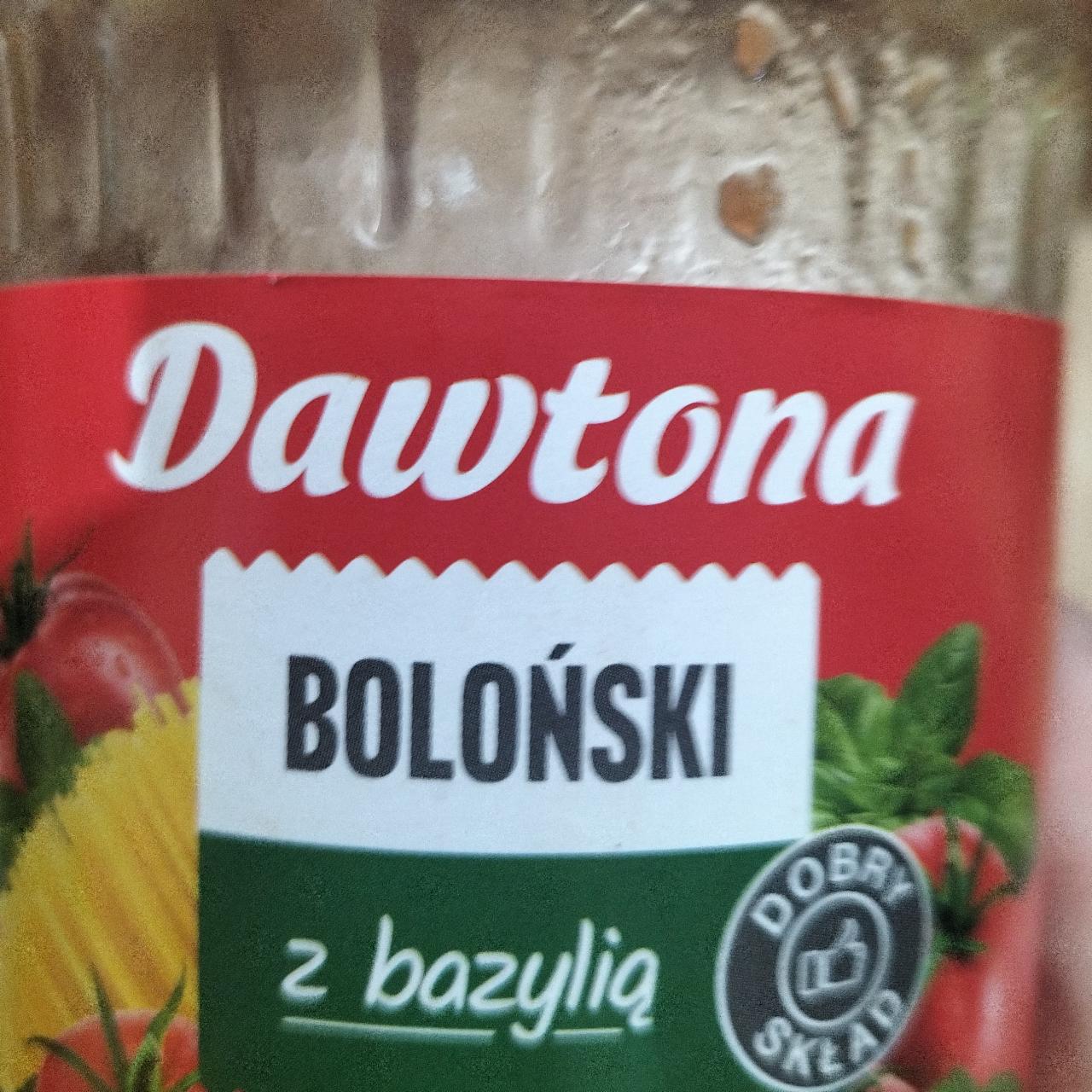 Zdjęcia - Dawtona Sos boloński z bazylią 700 g