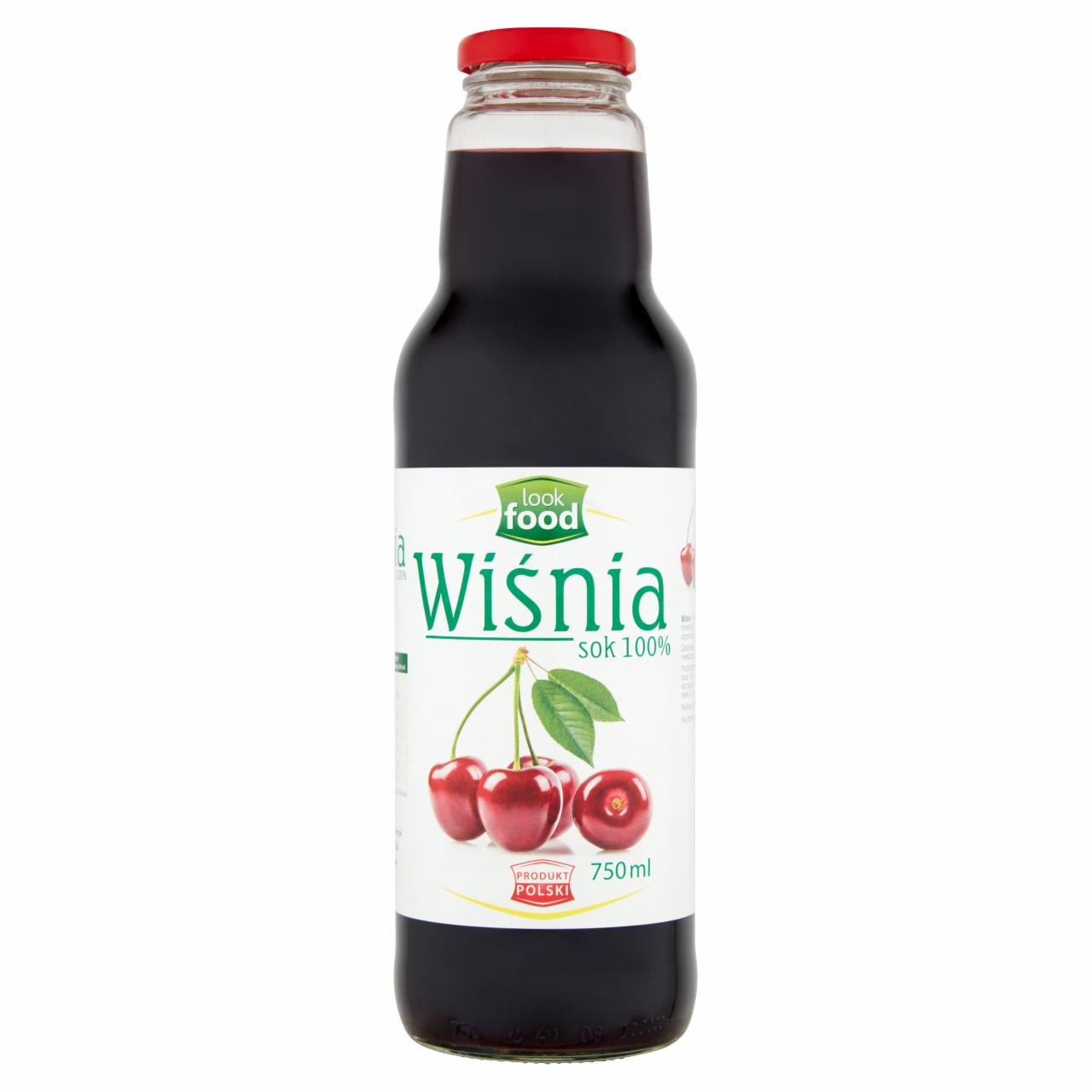 Zdjęcia - Look Food Wiśnia Sok 100% 750 ml