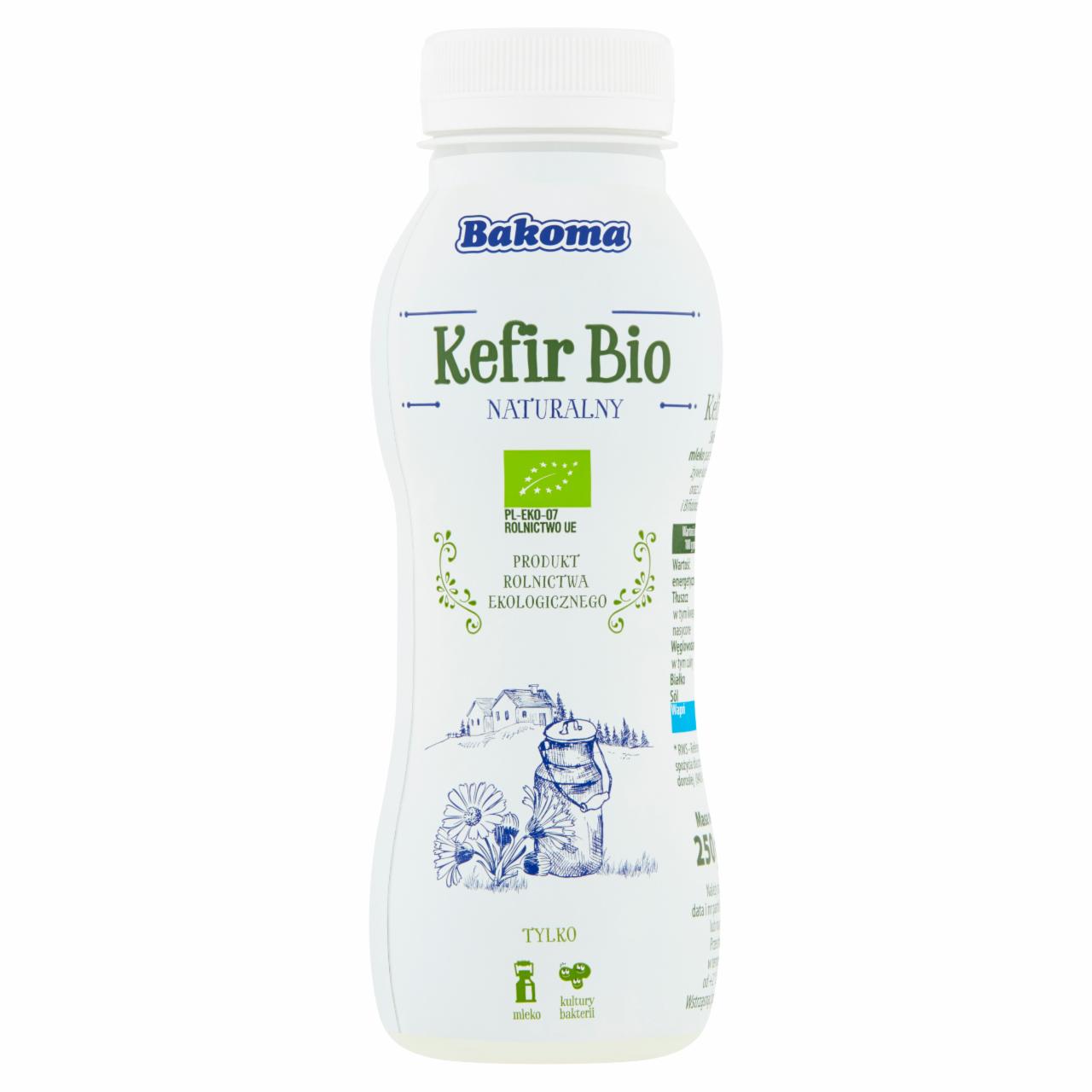 Zdjęcia - Bakoma Kefir Bio naturalny 250 g