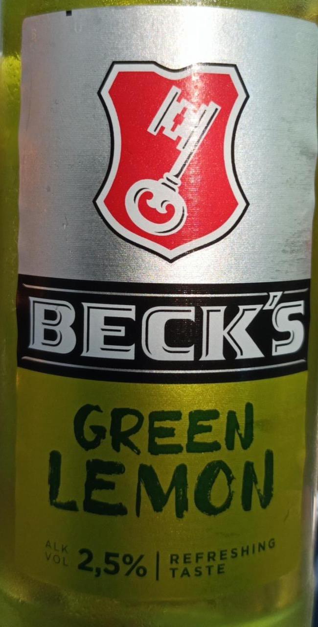 Zdjęcia - Beck's Green lemon