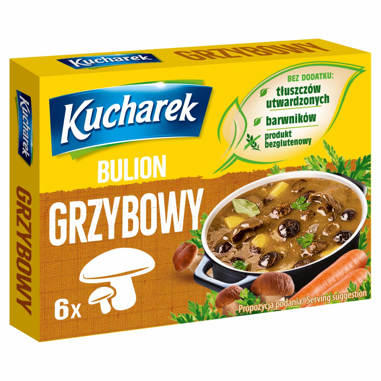 Zdjęcia - Kucharek Bulion grzybowy 60 g (6 x 10 g)