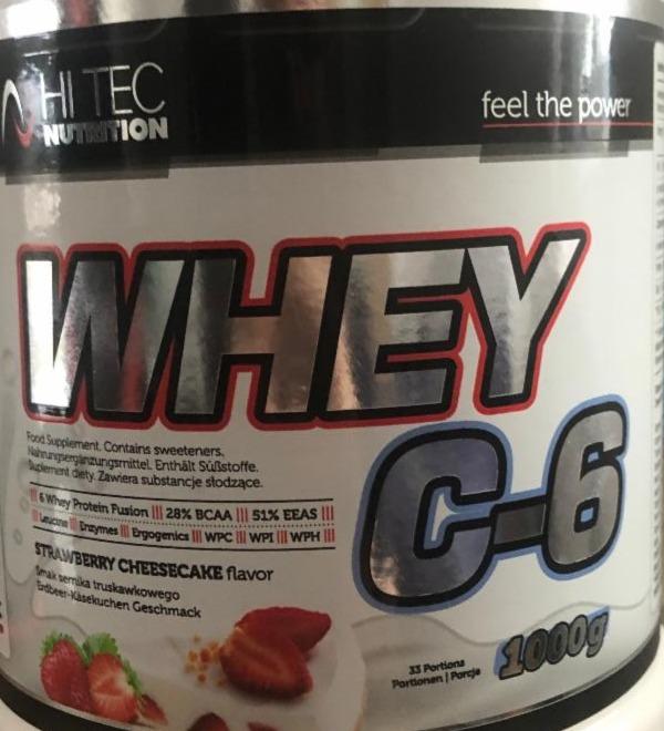 Zdjęcia - HI TEC NUTRITION WHEY C6 strawberry cheesecake