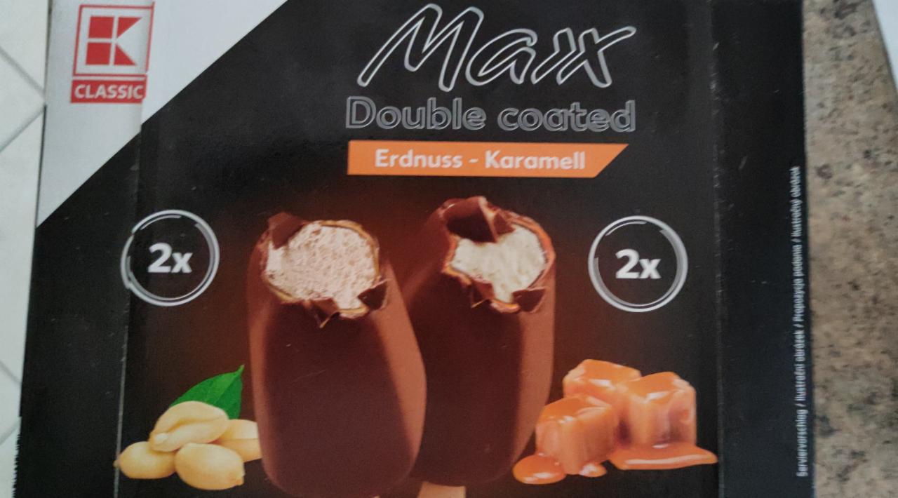 Zdjęcia - lody max double coated erdnuss-karamell kaufland