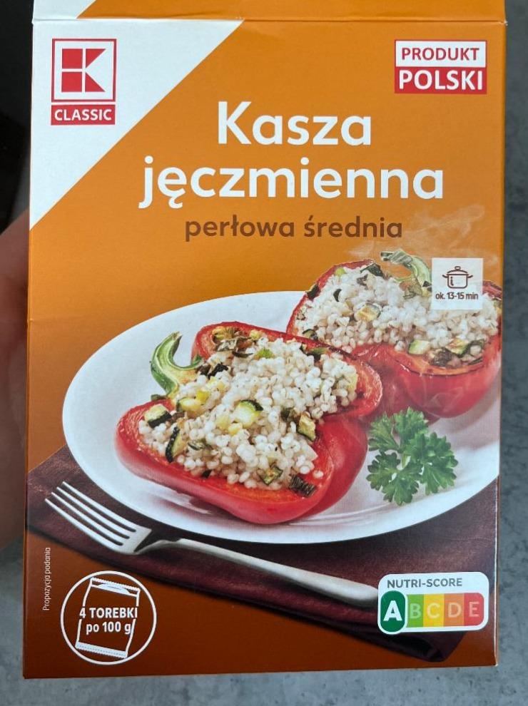 Zdjęcia - Kasza jęczmienna perłowa średnia K-Classic