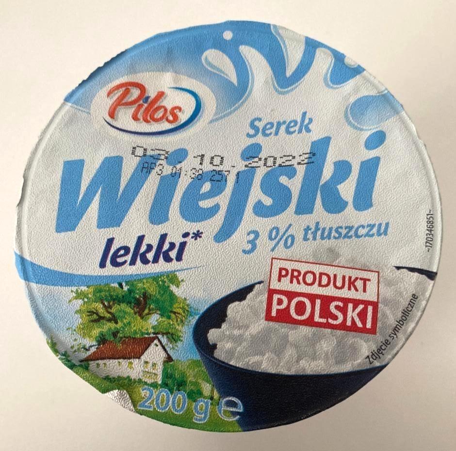 Zdjęcia - Serek wiejski lekki 3% Pilos