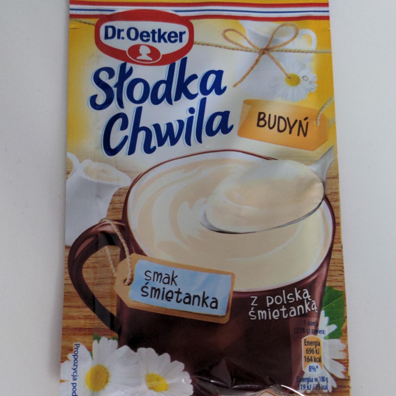 Zdjęcia - Słodka Chwila Budyń smak śmietanka Dr.Oetker