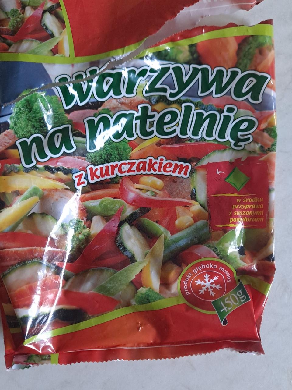 Zdjęcia - Warzywa na patelnię z kurczakiem