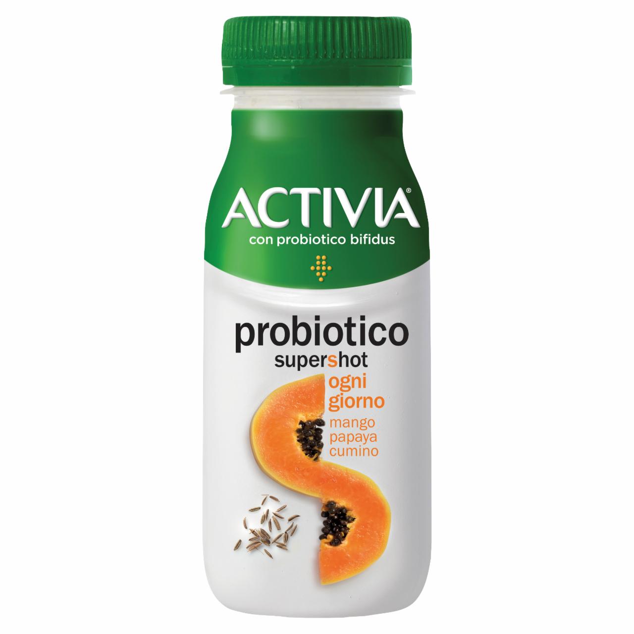 Zdjęcia - Danone Activia Supershot Jogurt z mango papają kminkiem 80 g