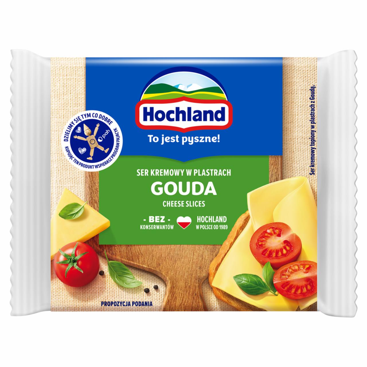 Zdjęcia - Hochland Ser kremowy w plastrach gouda 130 g