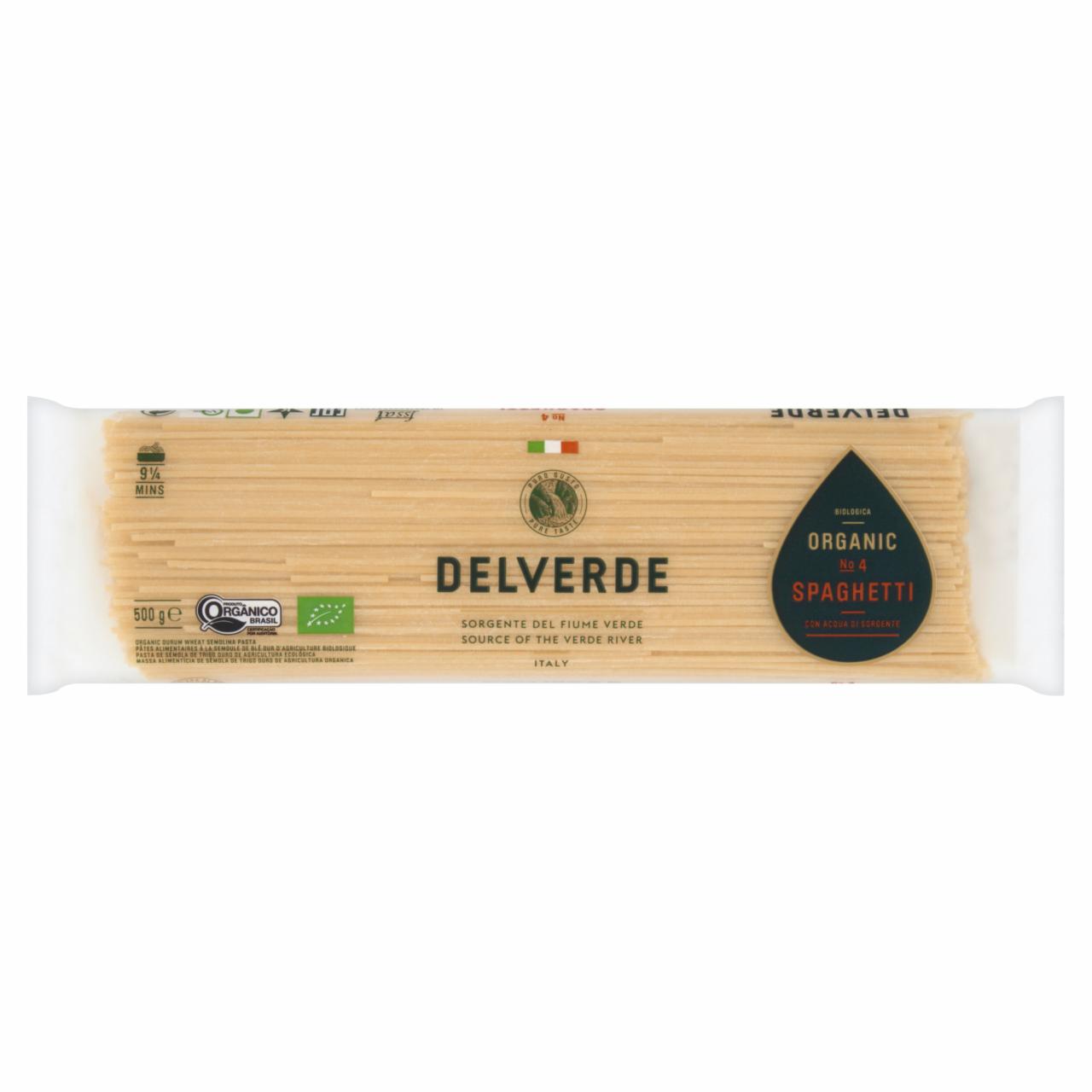 Zdjęcia - Delverde Makaron spaghetti BIO 500 g